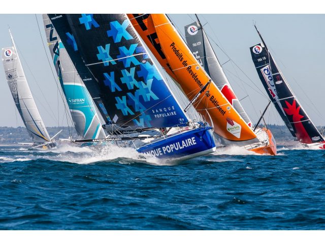Fête des coureurs  du Vendée globe, le 10 mars 2017