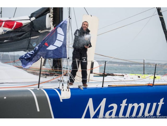 Fabrice Amedeo a franchi la ligne d'arrivée à 15:57