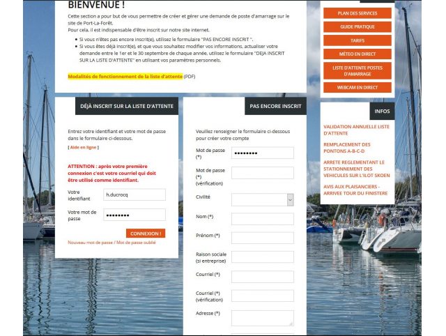 OUVERTURE DES VALIDATIONS ANNUELLES 