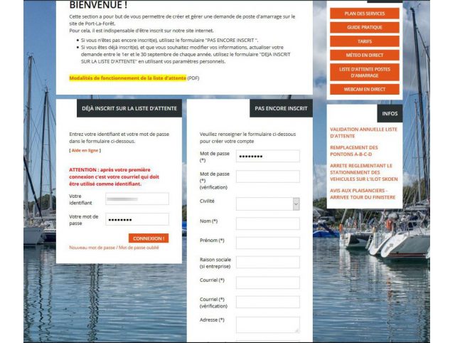 FERMETURE DES CONFIRMATIONS LISTE D'ATTENTE LE 09/10/2017