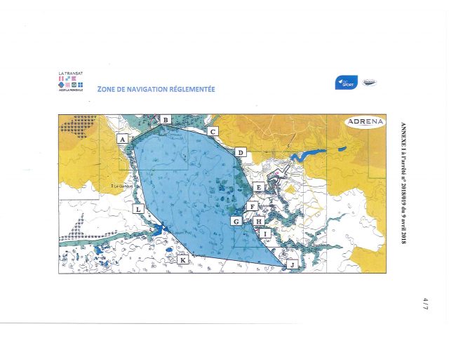 Zone réglementée départ transat AG2r 