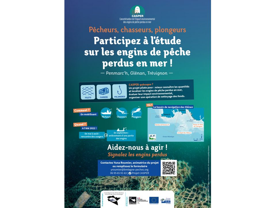 Participez à l'étude sur les engins de pêche perdus en mer !